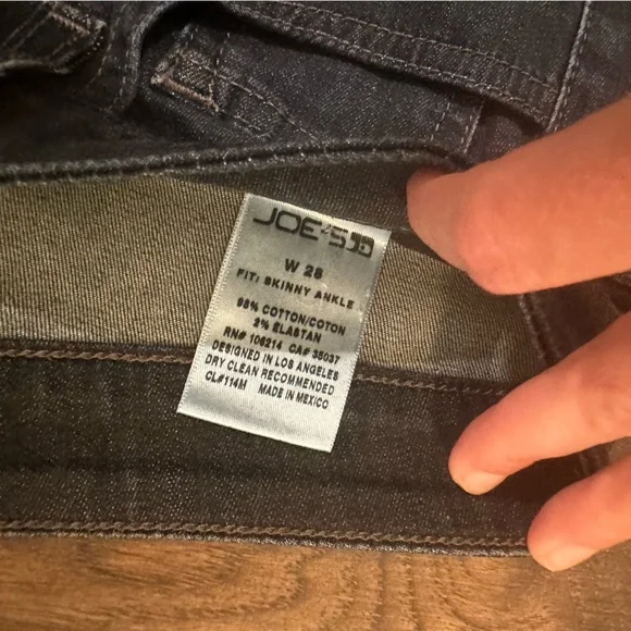 Women’s Joes Jeans dark wash Skinny Ankle Jeans 28 - Picture 8 of 8